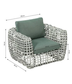 Dehner Flechtlounge Bali, 4-teilig -Eleganter Garten 6705305 6705321 WE BG 001 LoungeBaliSesselFinal