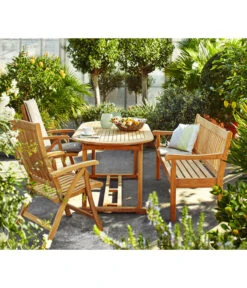 Dehner Gartenbank Havanna, 3-Sitzer -Eleganter Garten 6707897 WE MO 003 GruppeHavanna