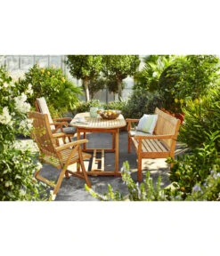 Dehner Ausziehtisch Havanna, Ca. B180-240/H74/T90 Cm -Eleganter Garten 6707905 WE MO 008 GruppeHavanna