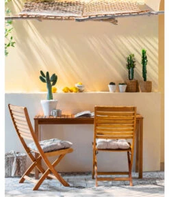 Dehner Balkontisch Macao, Ca. B142/H75/T40 Cm -Eleganter Garten 6712434 WE MO 001 BalkonGruppeMacao