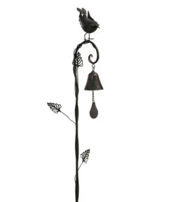 Dehner Metall-Dekostab Vogelglocke, Ca. B14,6/H113/T8,9 Cm