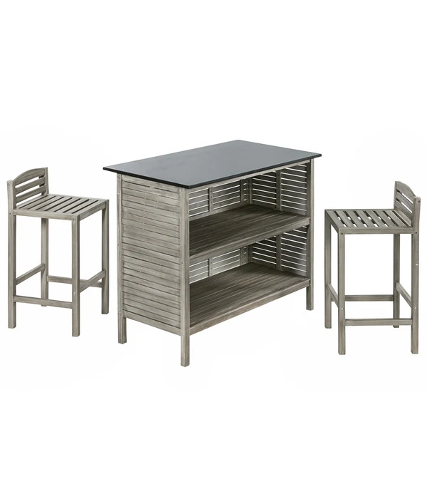 Dehner Bartisch Southampton, Ca. B115/H105/T65 Cm 4 Dehner Bartisch Southampton, Ca. B115/H105/T65 Cm – Bild 2