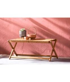 Dehner Tablett-Tisch Macao, Ca. B90/H38/T50 Cm 11 Dehner Tablett-Tisch Macao, Ca. B90/H38/T50 Cm -Eleganter Garten 6713556 WE MO 001 TabletttischMacao