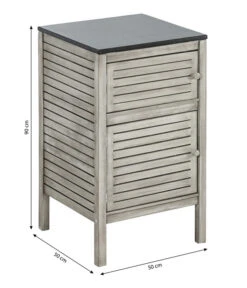 Dehner Schrank Southampton, Ca B50/H90/T50 Cm 13 Dehner Schrank Southampton, Ca B50/H90/T50 Cm -Eleganter Garten 6713663 WE BG 001 SchrankSouthampton50Grau
