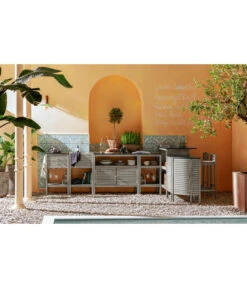 Dehner Regal Southampton, Ca. B50/H90/T50 Cm -Eleganter Garten 6713739 6713762 6713705 6713630 6713531 6713663 6713440 6713390 WE MO 001 OutdoorkuecheSouthampton 3