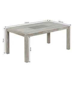 Dehner Tisch Stockholm, Ca. B170/H76/T92,5 Cm 15 Dehner Tisch Stockholm, Ca. B170/H76/T92,5 Cm -Eleganter Garten 6714695 WE BG 001 TischStockholmFINAL