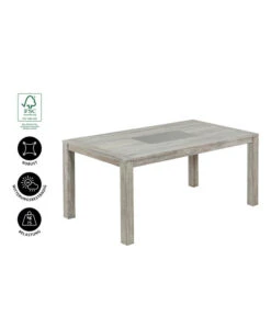 Dehner Tisch Stockholm, Ca. B170/H76/T92,5 Cm 14 Dehner Tisch Stockholm, Ca. B170/H76/T92,5 Cm -Eleganter Garten 6714695 WE IG 001 TischStockholm