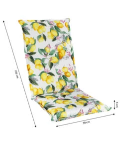 Dehner Niederlehnerpolster Menton, Ca. B105/H6/T50 Cm 7 Dehner Niederlehnerpolster Menton, Ca. B105/H6/T50 Cm -Eleganter Garten 6726111 WE BG 001 HochlehnerPolsterMenton