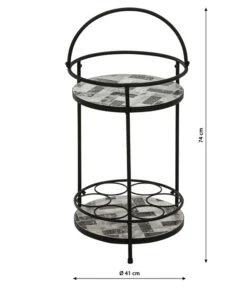 Dehner Mosaikbeistelltisch Letizia, Ca. Ø41/H74 Cm -Eleganter Garten 6732275 WE BG 001 BeistelltischLetizia