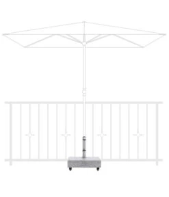 Doppler Schirmständer, 25 Kg -Eleganter Garten 6737993 WE DE 004 Balkonstaender25kg