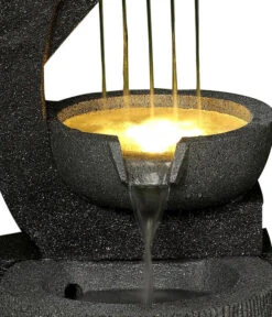 Dehner Polyresin-Gartenbrunnen Salerno, Ca. B33/H69,5/T42,5 Cm -Eleganter Garten 6742910 WE DE 002 BrunnenSalerno