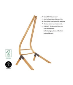 La Siesta Hängesesselgestell Calma Nature 12 La Siesta Hängesesselgestell Calma Nature -Eleganter Garten 6743306 WE IG 001 HMStaenderCalmaNature