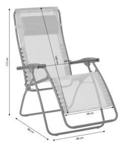 Lafuma Relaxsessel RSXA Clip, Batyline® -Eleganter Garten 6745681 WE BG 001 RelaxliegeRSXASeigleSW