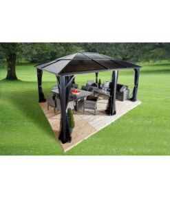 Sojag Pavillon Meridien 12x16, Ca. B485/H270/T365 Cm -Eleganter Garten 6752737 WE MO 002 PavillionMeridien