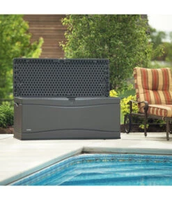 Lifetime Kissenbox, 495 L -Eleganter Garten 6752976 WE MO 001 KissenboxXXLCarbongrau