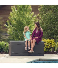 Lifetime Kissenbox, 495 L -Eleganter Garten 6752976 WE MO 005 KissenboxXXLCarbongrau