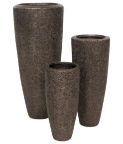 Fleur Ami Kunststoff-Vase Coral, Konisch, Bronze 7 Fleur Ami Kunststoff-Vase Coral, Konisch, Bronze -Eleganter Garten 6757959 WE DE 001 fleuramiKunststoffTopfCoralrund
