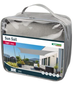 Windhager Sonnensegel Capri, Rechteckig, Ca. B400/T300 Cm -Eleganter Garten 6762140 WE FS 001 WindhagerSonnensegelCapri