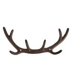 Esschert Design Gusseisen-Wandhaken Geweih