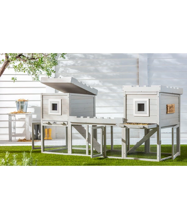 Dehner Nagerheim Happy Home Nottingham, Ca. B200/H100/T72 Cm 6 Dehner Nagerheim Happy Home Nottingham, Ca. B200/H100/T72 Cm – Bild 4