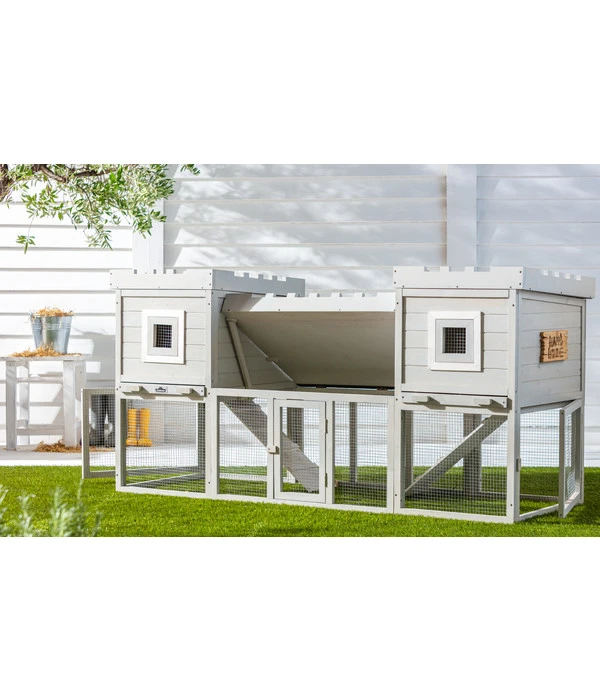 Dehner Nagerheim Happy Home Nottingham, Ca. B200/H100/T72 Cm 5 Dehner Nagerheim Happy Home Nottingham, Ca. B200/H100/T72 Cm – Bild 3