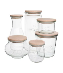 Einkochwelt WECK® Holzdeckel -Eleganter Garten 6768824 WE DE 001 WeckHolzdeckel60mm