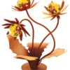 Ferrum Metall-Blume Distel Mit Glasblüten, Ca. Ø55/H70 Cm -Eleganter Garten 6770523 WE FS 001 FerrumMetallBlumeDistelmitGlasblueten