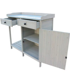 Habau Pflanztisch, Ca. B98/H95/T48 Cm -Eleganter Garten 6845895 WE FS 005 HabauPflanztisch