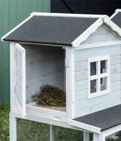Dehner Nagerheim Happy Home Refugio, Ca. B190/H117/T76 Cm 15 Dehner Nagerheim Happy Home Refugio, Ca. B190/H117/T76 Cm -Eleganter Garten 6846174 WE DE 001 DehnerMarkenqualitaetKaninchenstallDoppelstock