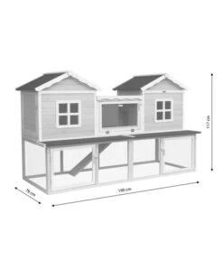 Dehner Nagerheim Happy Home Refugio, Ca. B190/H117/T76 Cm 14 Dehner Nagerheim Happy Home Refugio, Ca. B190/H117/T76 Cm -Eleganter Garten 6846174 WE FS 002 DehnerMQHappyHomeNagerheimRefugioMGMassgrafik