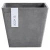Ecopots Kunststoff-Topf Rotterdam, Quadratisch 2 Ecopots Kunststoff-Topf Rotterdam, Quadratisch -Eleganter Garten 6850531 6850564 6850580 6850622 WE FS 001 EcopotsKunststoffTopfRotterdamquadratischgrau