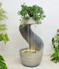 Granimex Polyresin-Gartenbrunnen Xidan Säule, Ca. H90 Cm -Eleganter Garten 6858229 WE MO 001 GranimexPolyresinGartenbrunnenXidanSaeule