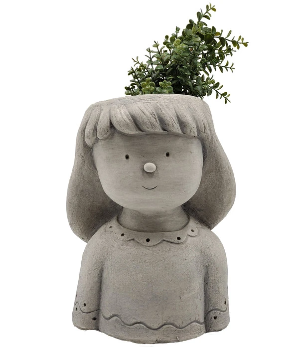 Dehner Magnesia-Topf Kopf Mädchen, Ca. H33,5 Cm 3 Dehner Magnesia-Topf Kopf Mädchen, Ca. H33,5 Cm