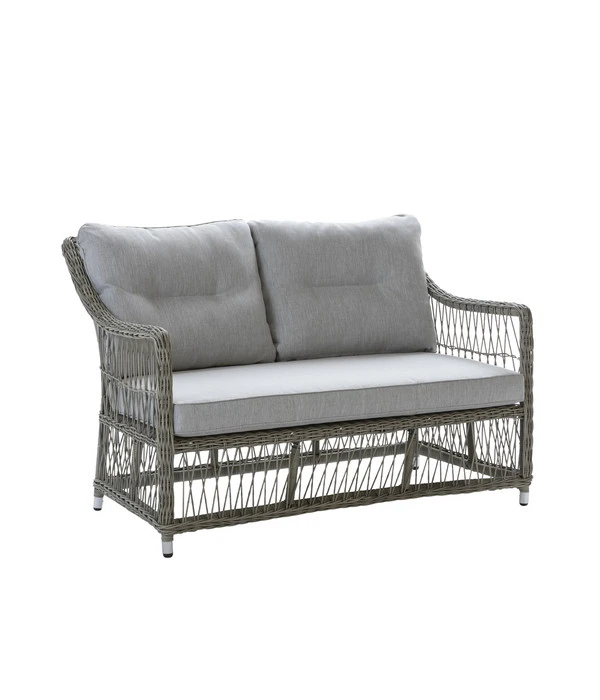 Dehner Geflechtlounge Santos, 4-teilig 4 Dehner Geflechtlounge Santos, 4-teilig – Bild 2