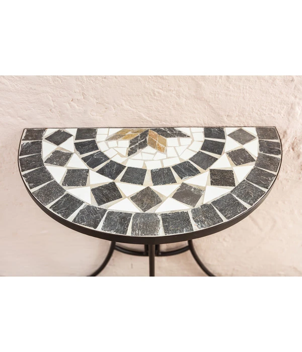 Dehner Mosaiktisch Diana Halbrund, Ca. B60/H72,5/T31,5 Cm 6 Dehner Mosaiktisch Diana Halbrund, Ca. B60/H72,5/T31,5 Cm – Bild 4
