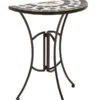 Dehner Mosaiktisch Diana Halbrund, Ca. B60/H72,5/T31,5 Cm -Eleganter Garten 6875082 WE FS 001 TischDiana