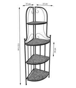 Dehner Mosaik Eckregal Grazia, Ca. B33/H132,5/T33 Cm 13 Dehner Mosaik Eckregal Grazia, Ca. B33/H132,5/T33 Cm -Eleganter Garten 6875181 WE DE 001 EckregalMosaikGrazia