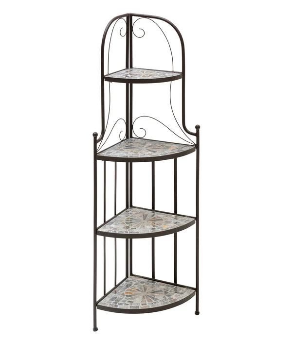 Dehner Mosaik Eckregal Grazia, Ca. B33/H132,5/T33 Cm 3 Dehner Mosaik Eckregal Grazia, Ca. B33/H132,5/T33 Cm