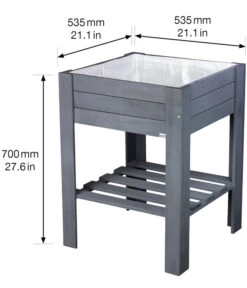 Wagner Hochbeet GreenBOX Light, Ca. B53,5/H70/T53,5 Cm 8 Wagner Hochbeet GreenBOX Light, Ca. B53,5/H70/T53,5 Cm -Eleganter Garten 6878821 WE BG 001 WagnerHochbeetGreenboxLightNeu