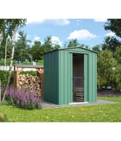 Globel Gerätehaus Somnium 65, Ca. B184/H193/T154 Cm -Eleganter Garten 6882138 WE MO 001 GlobelSomnium