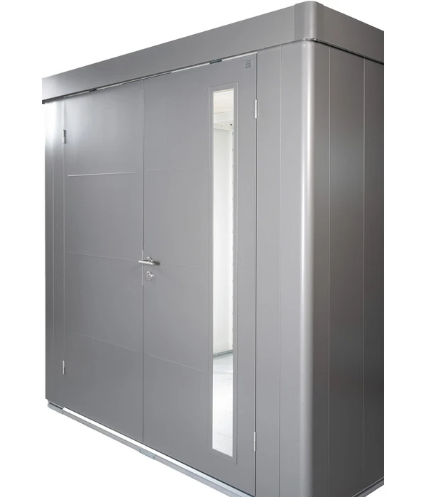 Biohort Gerätehaus Neo 2C, Silber/quarzgrau 7 Biohort Gerätehaus Neo 2C, Silber/quarzgrau – Bild 5