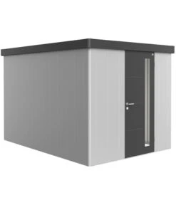 Biohort Gerätehaus Neo 4B, Silber/dunkelgrau