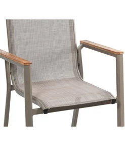 Dehner Stapelstuhl Cleveland, Hellbraun -Eleganter Garten 6894083 WE DE 001 StapelstuhlClevelandH B