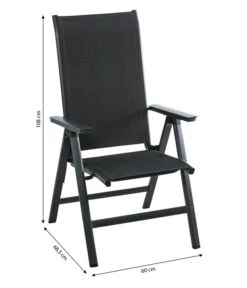 Dehner Klappsessel Cleveland, Dunkelgrau 13 Dehner Klappsessel Cleveland, Dunkelgrau -Eleganter Garten 6894141 WE BG 001 DehnerKlappsesselClevelandNEU