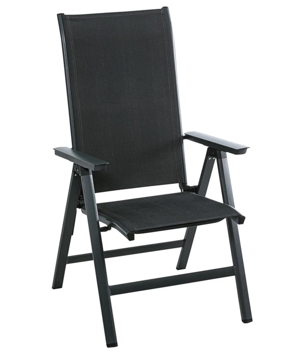 Dehner Klappsessel Cleveland, Dunkelgrau 3 Dehner Klappsessel Cleveland, Dunkelgrau