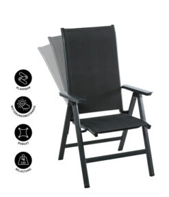 Dehner Klappsessel Cleveland, Dunkelgrau 12 Dehner Klappsessel Cleveland, Dunkelgrau -Eleganter Garten 6894141 WE IG 001 KLAPPSESSELCLEVELANDGRA