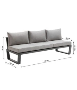 Dehner Liegenset Bellevue, 3-teilig -Eleganter Garten 6894182 WE BG 001 LiegesetBellevueNEU