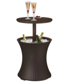 Keter Beistelltisch Pacific Cool Bar, Ca. Ø49,5/H57-82,5 Cm -Eleganter Garten 6894877 WE DE 002 pacificcoolbar