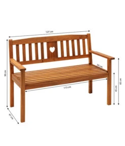 Dehner Bank Heart -Eleganter Garten 6897763 WE BG 001 2SitzerBankHeart