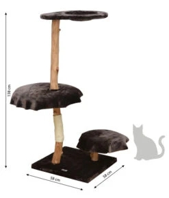 Dehner Premium Lovely Kratzbaum Klettern & Rasten, Ca. B58/H138/T58 Cm 7 Dehner Premium Lovely Kratzbaum Klettern & Rasten, Ca. B58/H138/T58 Cm -Eleganter Garten 6903181 WE BG 001 DehnerLovelyKatzenkratzbaumKletternRasten